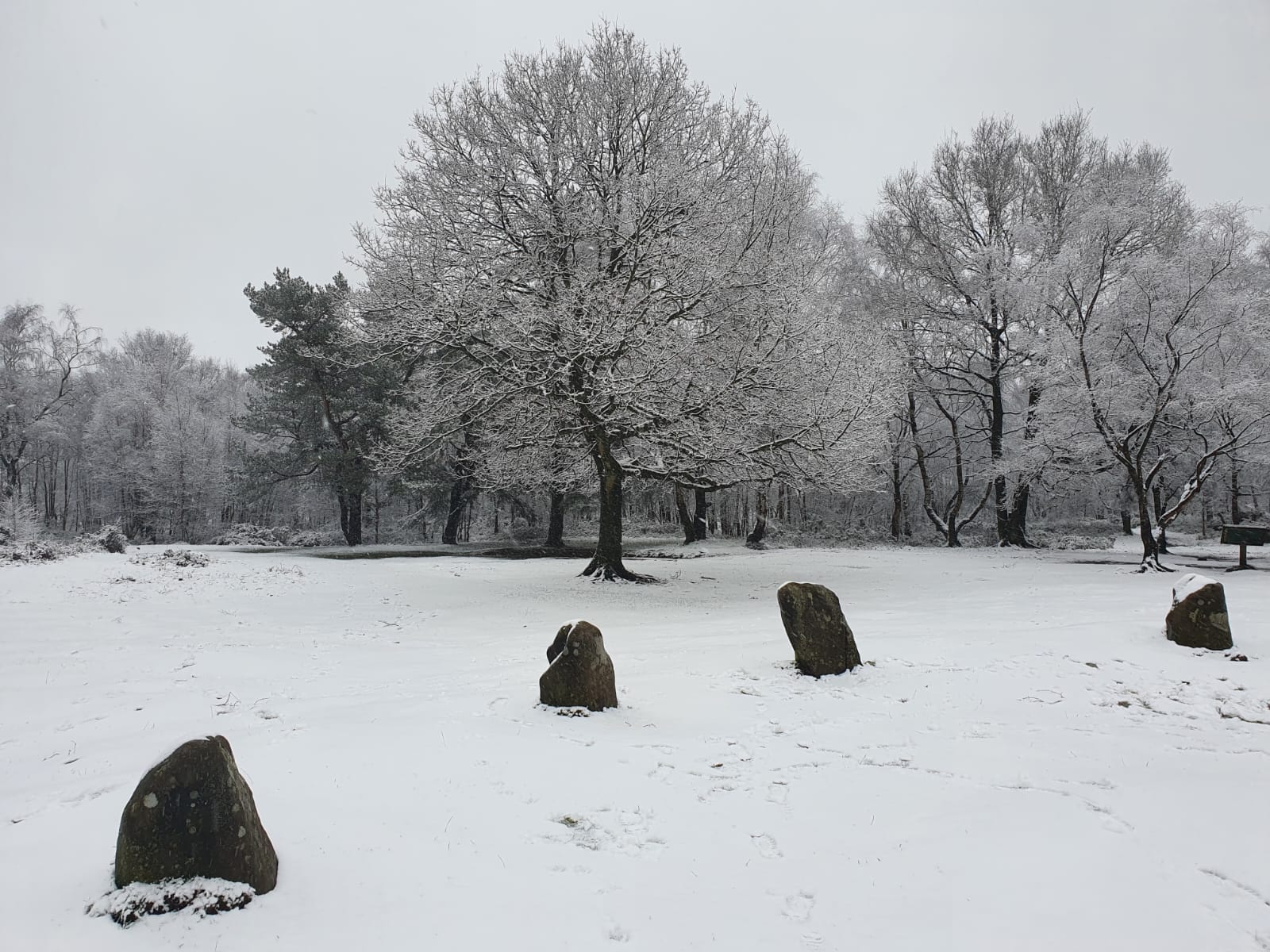 Stanton Moor in winter